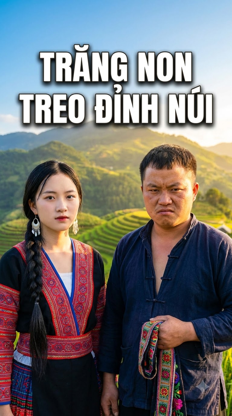 Trăng Non Treo Đỉnh Núi